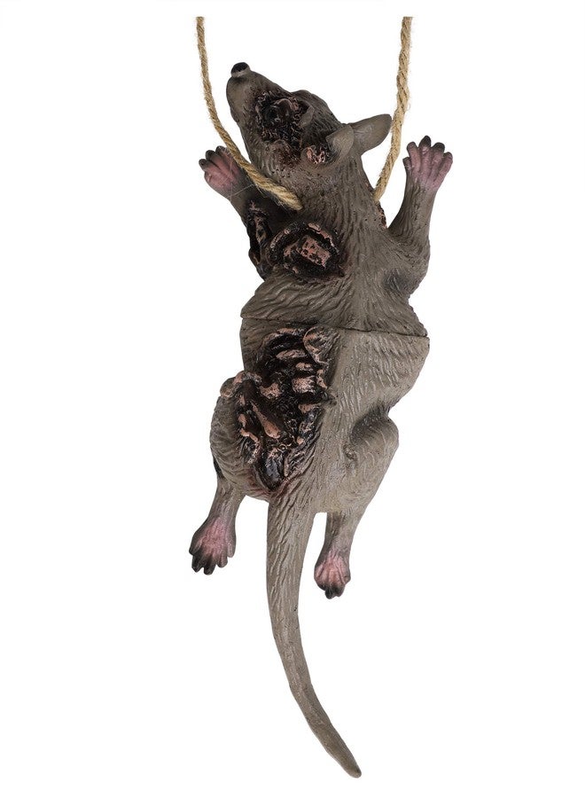 BXT Halloween Hanging Bats Decoration Terrible Prank Props Ornament Realistic Scary Fake Dead Mouse Rat Spider Cats Dogs Toys Halloween Zombie Vampire Party Decor Supplies for Haunted House Theme Party - Image 2